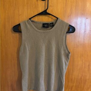 Tailor B. Moss Tan Knit Vest